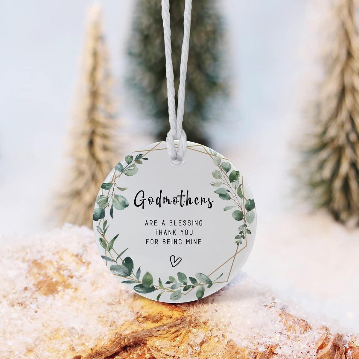 SIABERTERL ceramic keepsake ornament hanging on tree