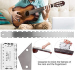 Cyllde string action ruler measuring string height