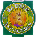Badger Anti Bug Balm 0.75 Ounce three pack front view authentic organic mosquito repellent