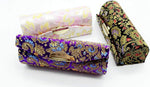Comicfs floral lipstick holder showing built-in mirror feature