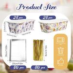 Teenyyou disposable loaf pan liners with clear plastic bags and ties