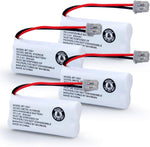 Baobian BT-1021 rechargeable cordless phone battery pack of 4 front view showcasing the direct connector plug for landline handsets.