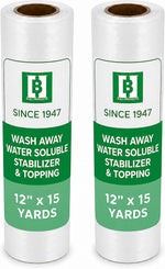HBI Wash Away Embroidery Topping, Water Soluble Clear Film, 12 in x 15 yd - Image 6