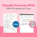Close up of TOSOWOONG pink peptide cream texture for sensitive skin care