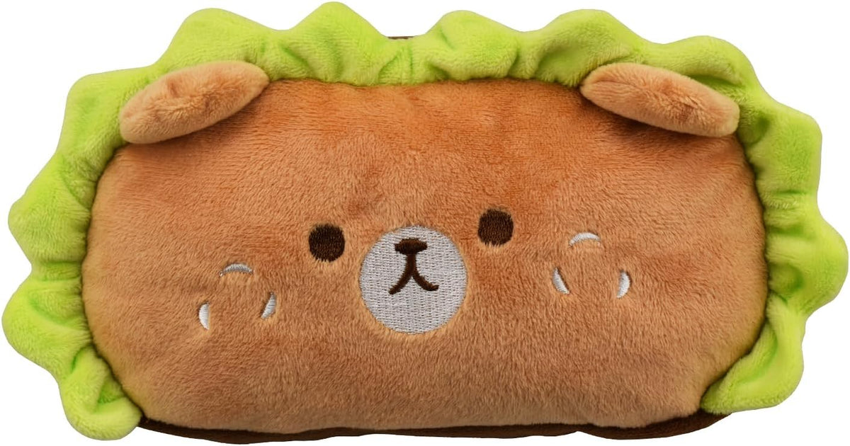 Eyintlofc plush animal brown bear pencil case front view