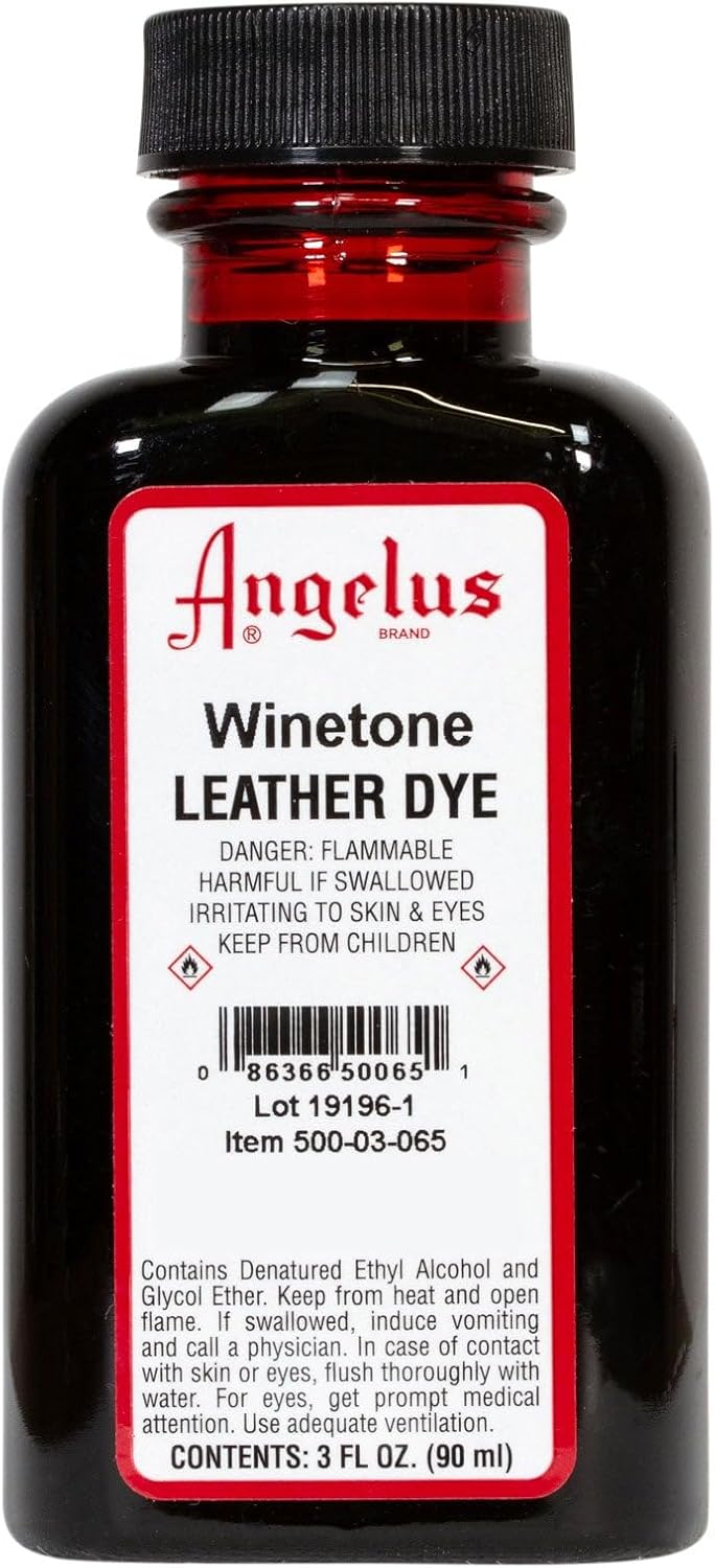 Angelus leather dye side profile