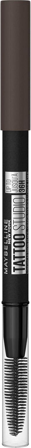 Maybelline TattooStudio Waterproof Eyebrow Pencil, Sharpenable, Longwear, Long Lasting, Pigmented Eyebrow Pencil for Defined Brows, Medium Brown, 1 Count - Image 12