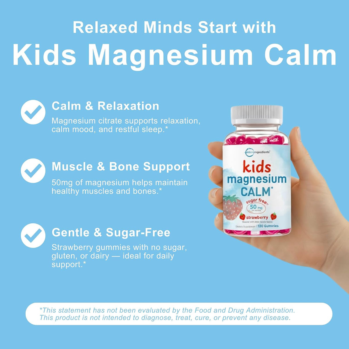 Micro Ingredients kids magnesium gummies chewable texture