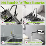 KAWRYDI kitchen sink mat installed in modern kitchen setup