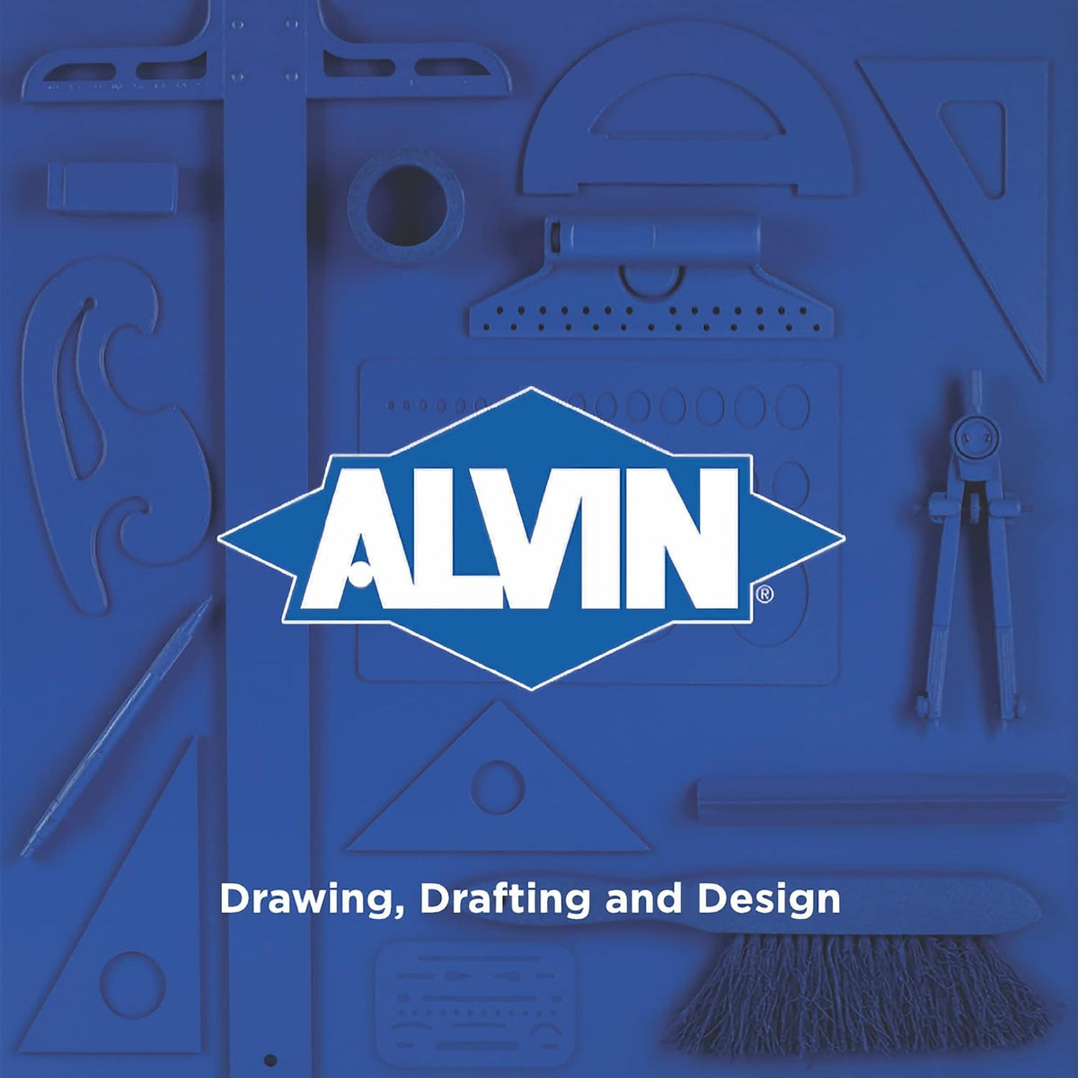 ALVIN 505V combination compass set with interchangeable pen and pencil parts