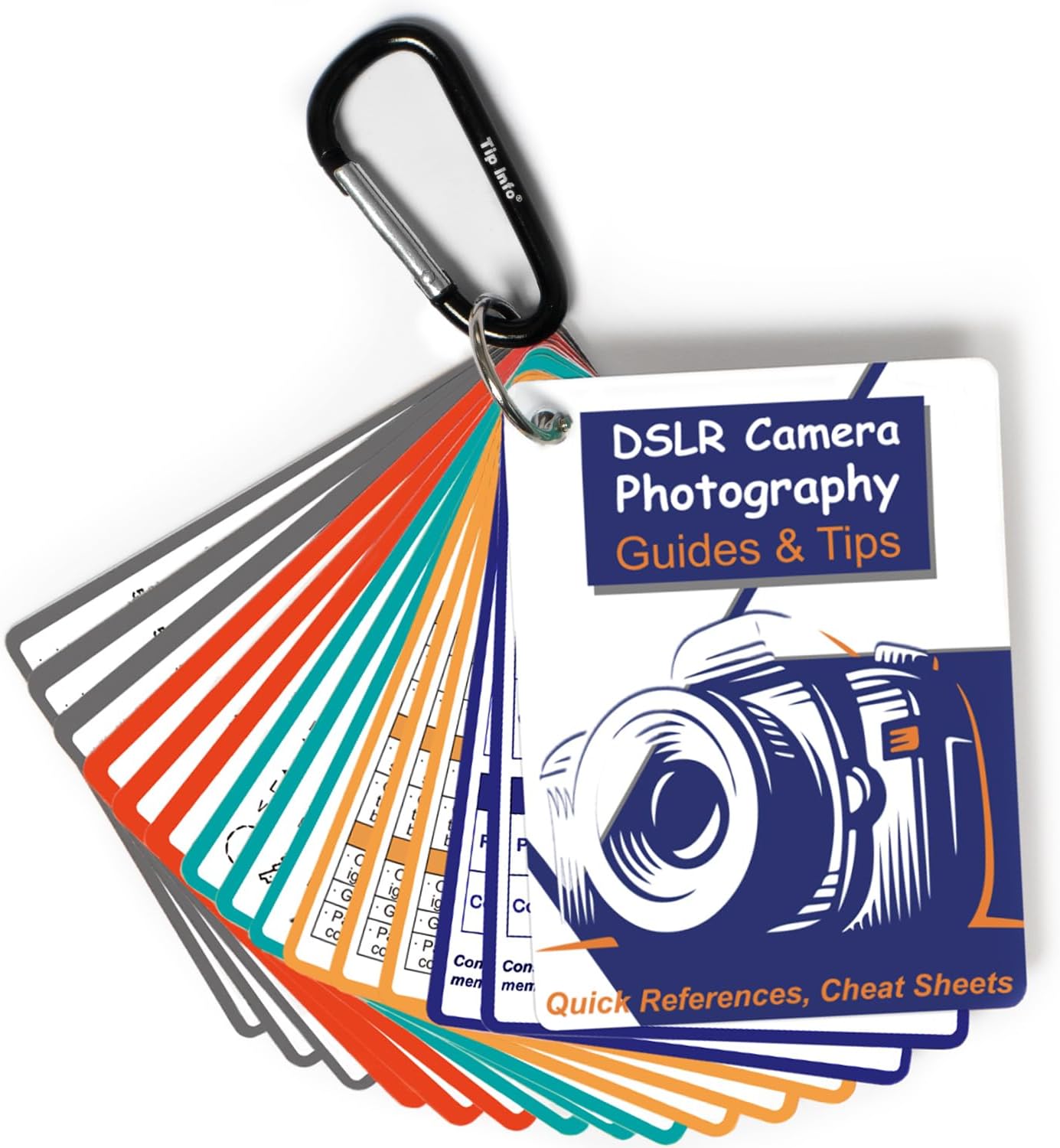 DSLR Cheat Sheet Photography Accessories Camera Accessories for Canon Nikon - Image 1