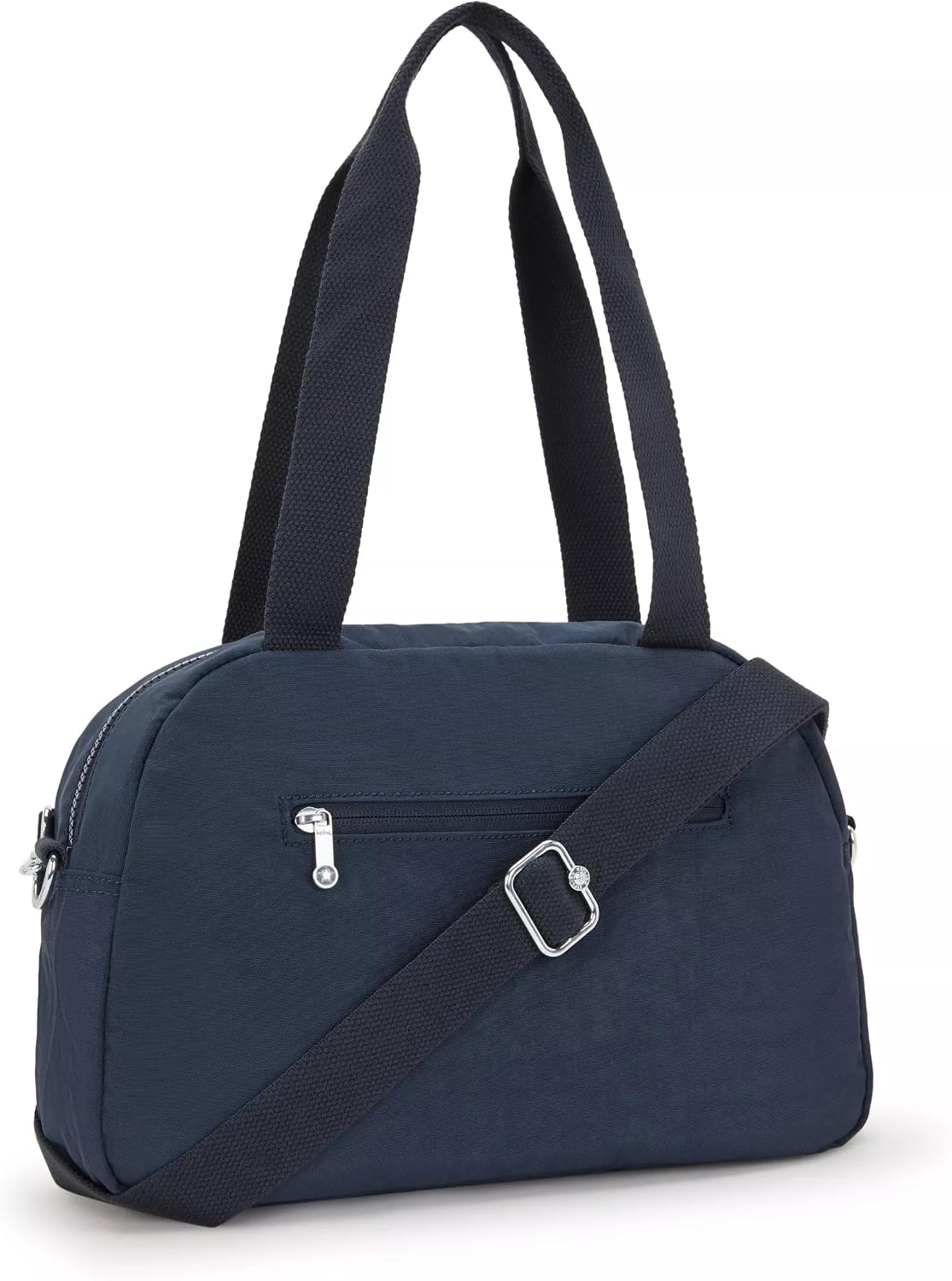 Kipling Cool Defea deep blue nylon shoulder bag with front zip pockets