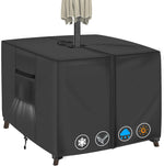 Tohonfoo rectangular table cover set with bonus umbrella cover
