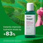 Texture of Dr.Jart+ Cicapair soothing repair essence liquid on hand