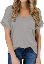MIHOLL versatile solid color t-shirt styled for everyday wear