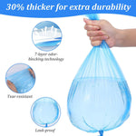 JoyHuaTrade cat waste bag refills package displayed alongside standard pet disposal pails.