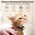 Airtag Cat Collar, Air tag Cat Collar with Bell and Safety Buckle in 3/8" Width, Reflective Collar with Waterproof Airtag Holder Compatible with Apple Airtag for Cat Dog Kitten Puppy (Black) - Image 6