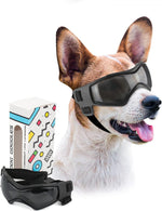 Dog Goggles Small Breed, Dog Sunglasses UV Protection Puppy Eyewear for Small Pet Outdoor Riding Driving, Black S - Image 15