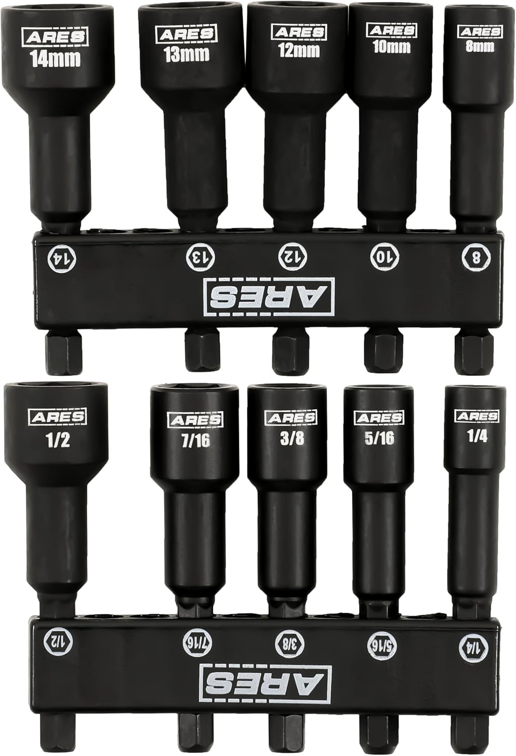 ARES 70029 Metric Impact Magnetic Nut Driver Set | 2 1/2-Inch Impact Grade Nut Setter with Industrial Strength Magnet - Image 14
