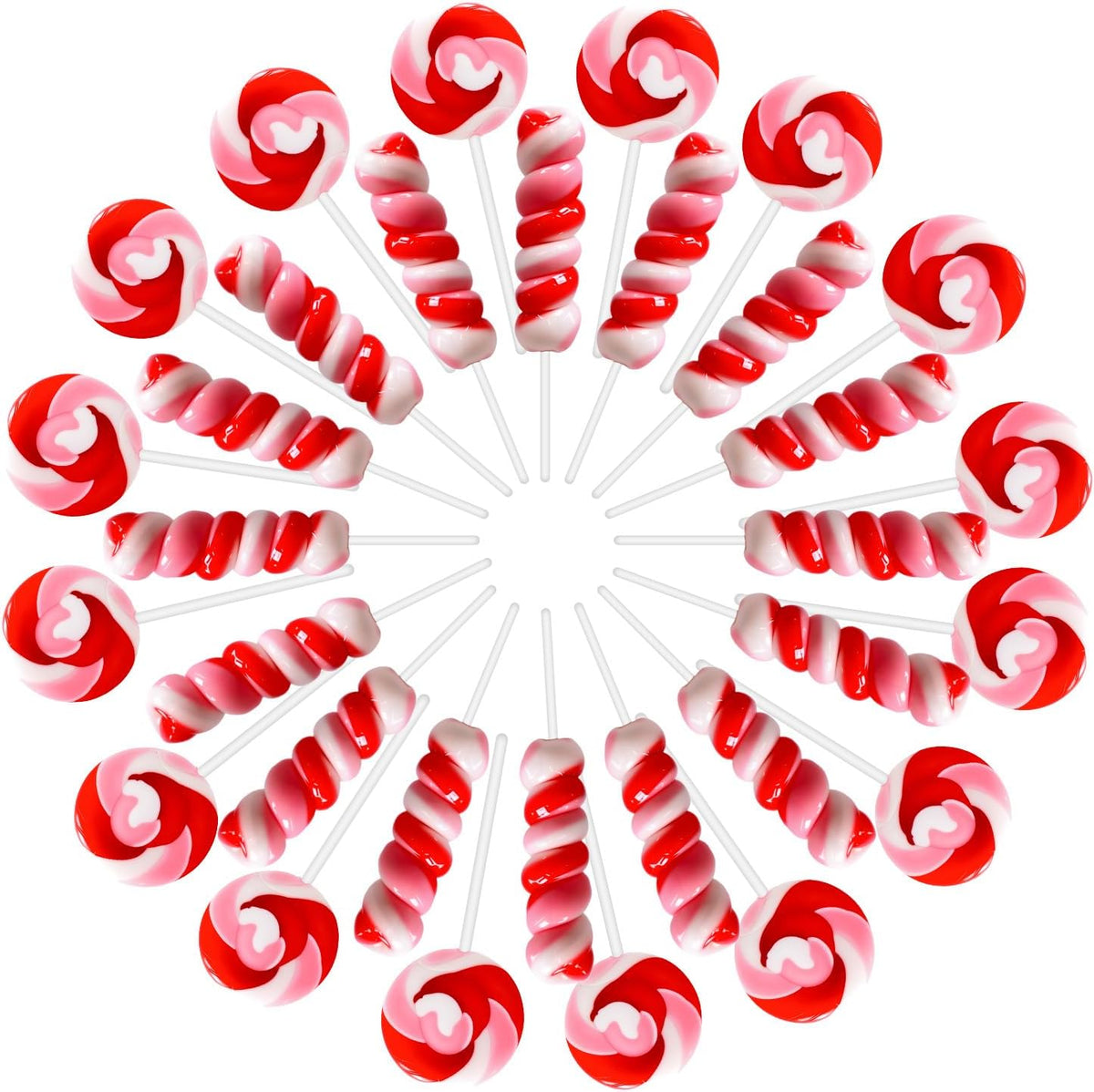Rainbow Twisty & Swirl Lollipops 32pk (16 swirl &16 twist) Blueberry, Mermaid Lollipop Candy Individually Wrapped Bulk, Unicorn Candy Swirl Lollipops Suckers - Birthday - Image 11