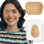 THSIREE Adhesive Eye Patches for Adults front view of the packaging box showing nude colored disposable medical bandages.