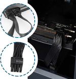 ECSiNG modular PSU cable flat black design