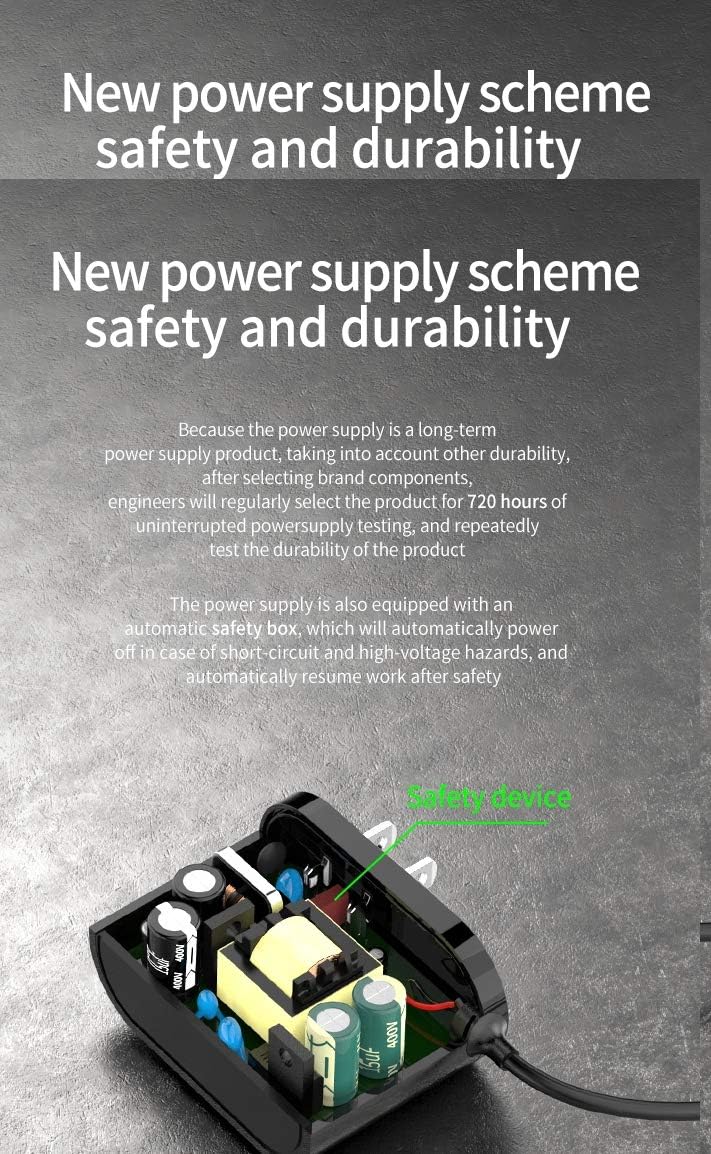 12V AC Adapter Power Supply Compatible Seagate Expansion SRD00F2, Backup Plus SRD0SD0, Central, FreeAgent GoFlex, SimpleTech External Hard Drive and More - Image 5