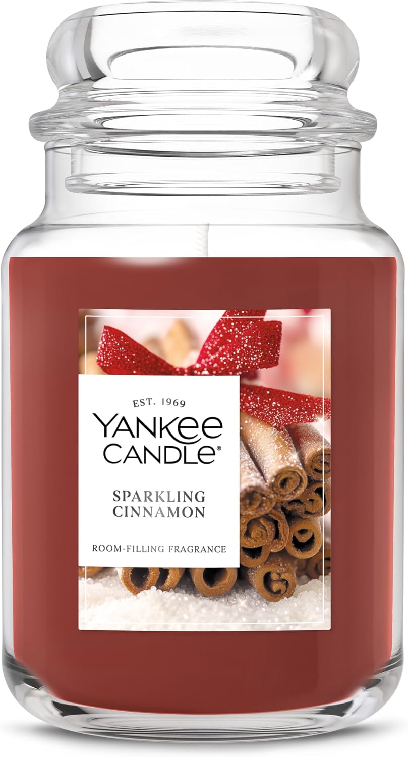 Yankee Candle Christmas Eve Scented Candle, 22oz Large Jar, Up to 150 Hour Burn Time, Giftable - Image 12