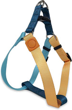 Tri-Color Dog Harness - Adjustable Step-in No Pull Harness for Large Dogs, Heavy Duty, Easy Walking, Blue Pink - Image 9