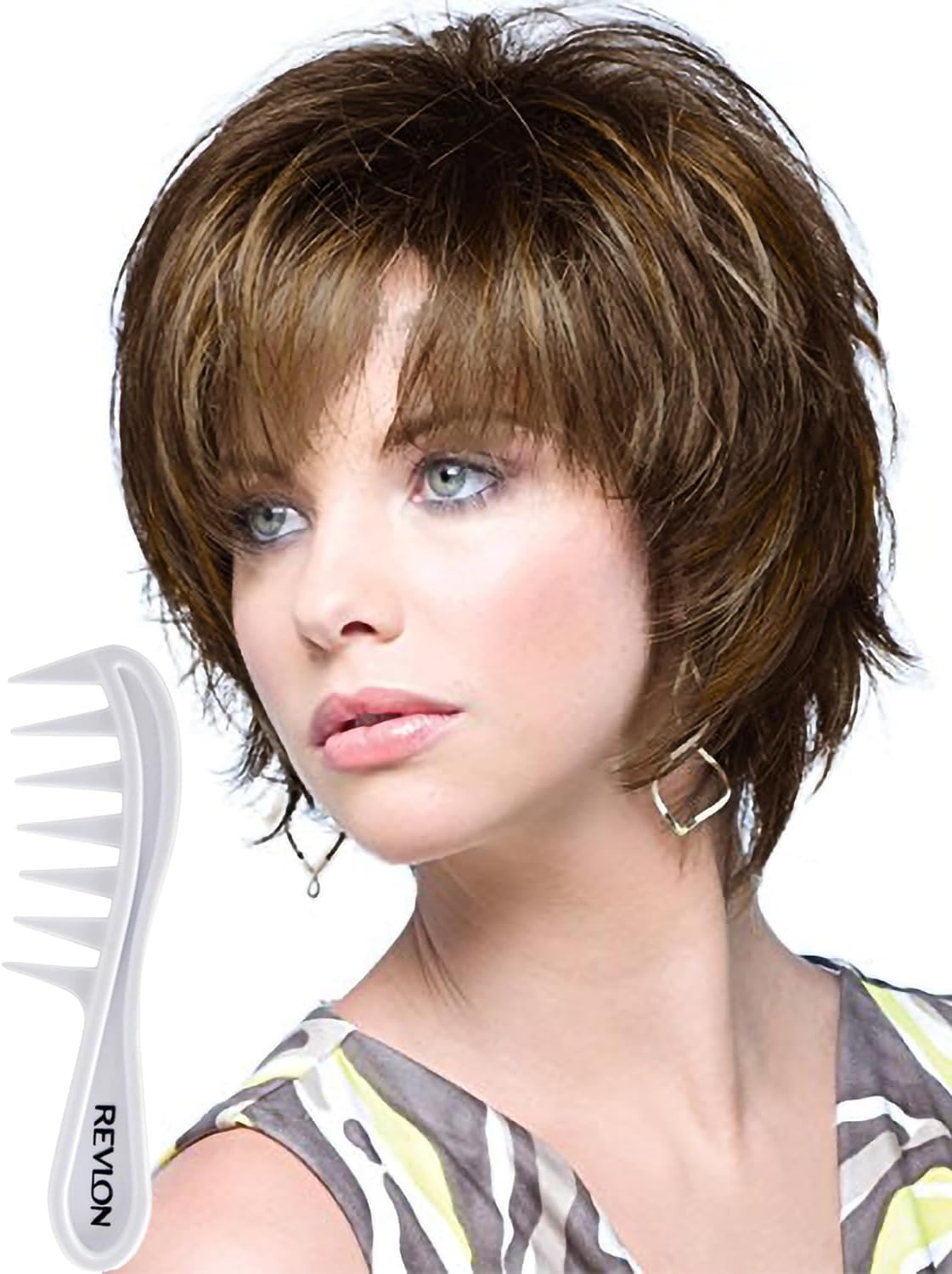 Noriko Sky Synthetic Wig with Wig Lift Comb - Copper Glaze-R - Image 13
