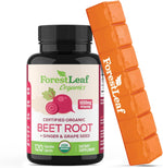 Organic Beet Root Capsules with Ginger and Grape Seed 1000mg Serving - 20:1 Beetroot Extract - Supports Blood Flow and Energy - Beets Supplements w/Beet Root Powder (Organe, 120 Count (Pack of 1)) - Image 1
