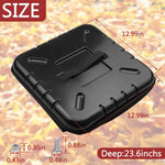 Breathable mesh fabric texture of AM122416 replacement grass catcher bag