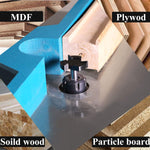 CNC Spoilboard Surfacing Router Bit, 1/4 inch Shank Carbide Tipped Surface Planing Bottom Cleaning Cutter Slab Flattening Router Bit, Wood Milling Cutter Planer Woodworking Tool - Image 4