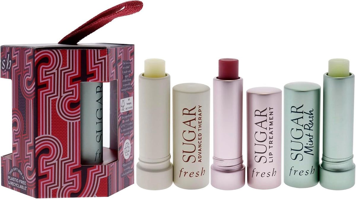 Fresh Sugar Mint Rush freshening lip balm open view