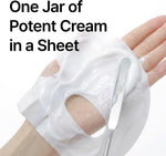 Celimax non sticky cream mask ingredients showing Niacinamide and Tranexamic Acid.