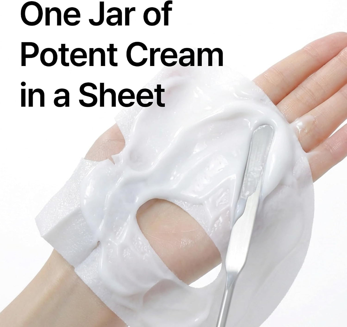 Celimax non sticky cream mask ingredients showing Niacinamide and Tranexamic Acid.
