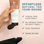 Exfoliating mitt for skin preparation