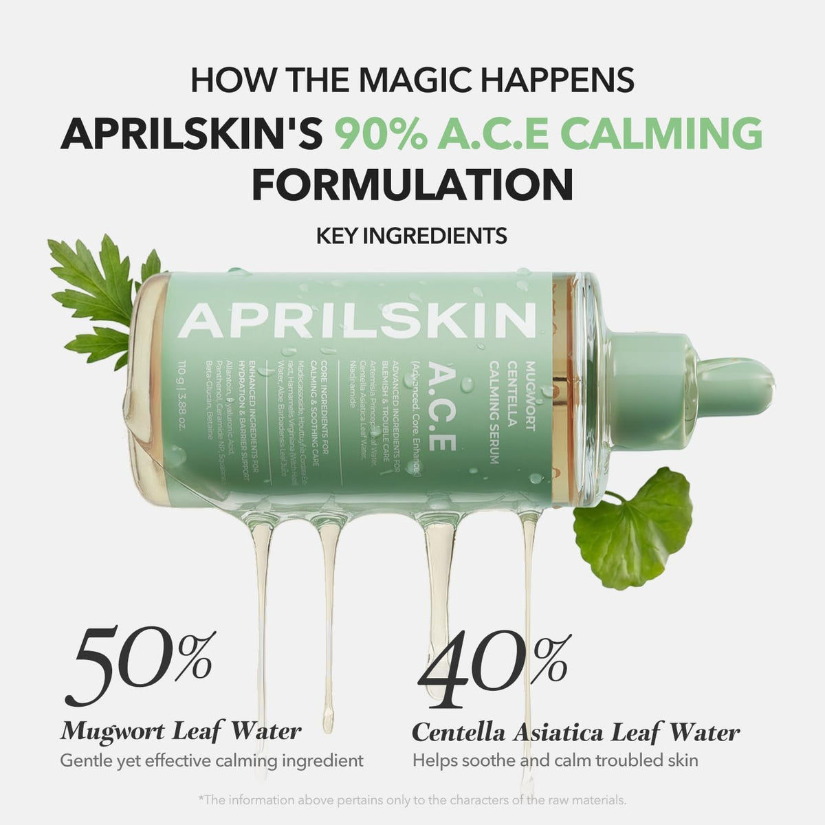 APRILSKIN Korean soothing serum for troubled skin packaging