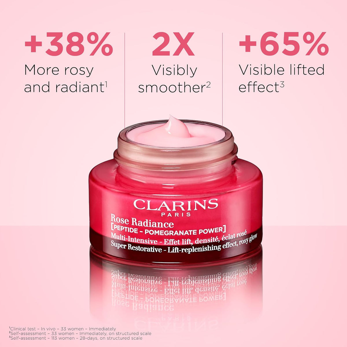 Clarins anti aging face cream jar packaging details