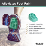 Tuli's Heavy Duty Heel Cups side profile showing thickness