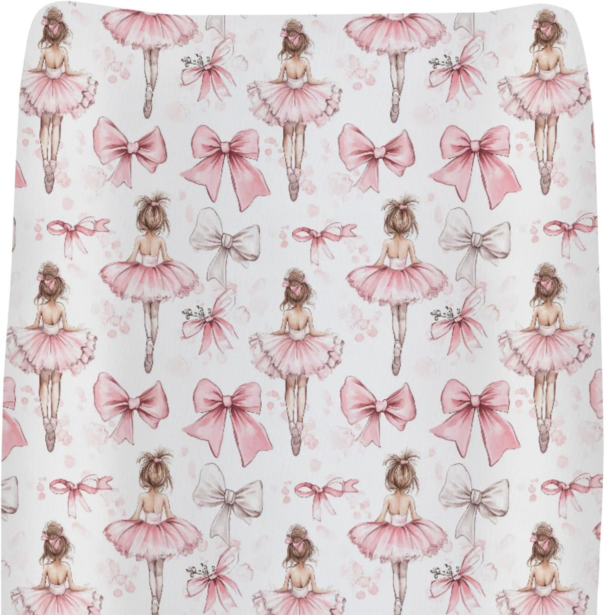 ZoUbqchY ballet girl changing pad cover front view
