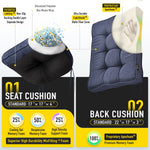 SUNROX 2 piece rocking chair pad set showing seat and back cushions