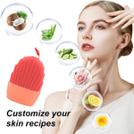 Foredawn facial massage ice tool close up texture