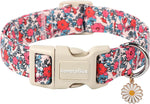 Lionet Paws Floral Dog Collar- Cute Spring Wildflowers Daisy Fleabane Dog Collars with Plastic Buckle, Light Adjustable Dog Collars for Small Medium Dogs - Image 13