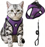 HEYWEAN Cat Harness and Leash - Ultra Light Escape Proof Kitten Collar Cat Walking Jacket with Running Cushioning Soft and Comfortable Suitable for Puppies Rabbits - Image 9