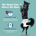 Simple Solution true fit pet diapers leak proof protection core