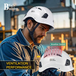 Safebuilder construction helmet interior 6-point suspension system