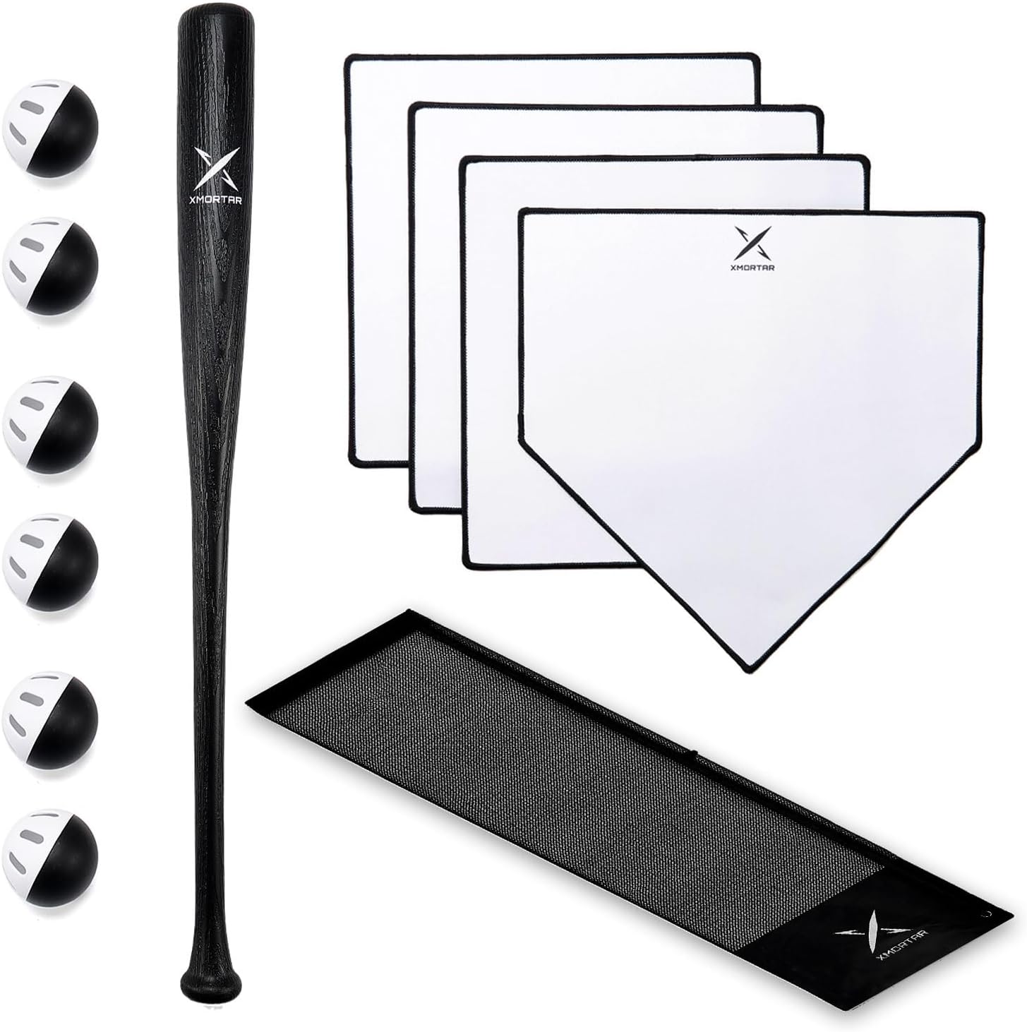 Xmortar Grand Slam baseball bat set front view