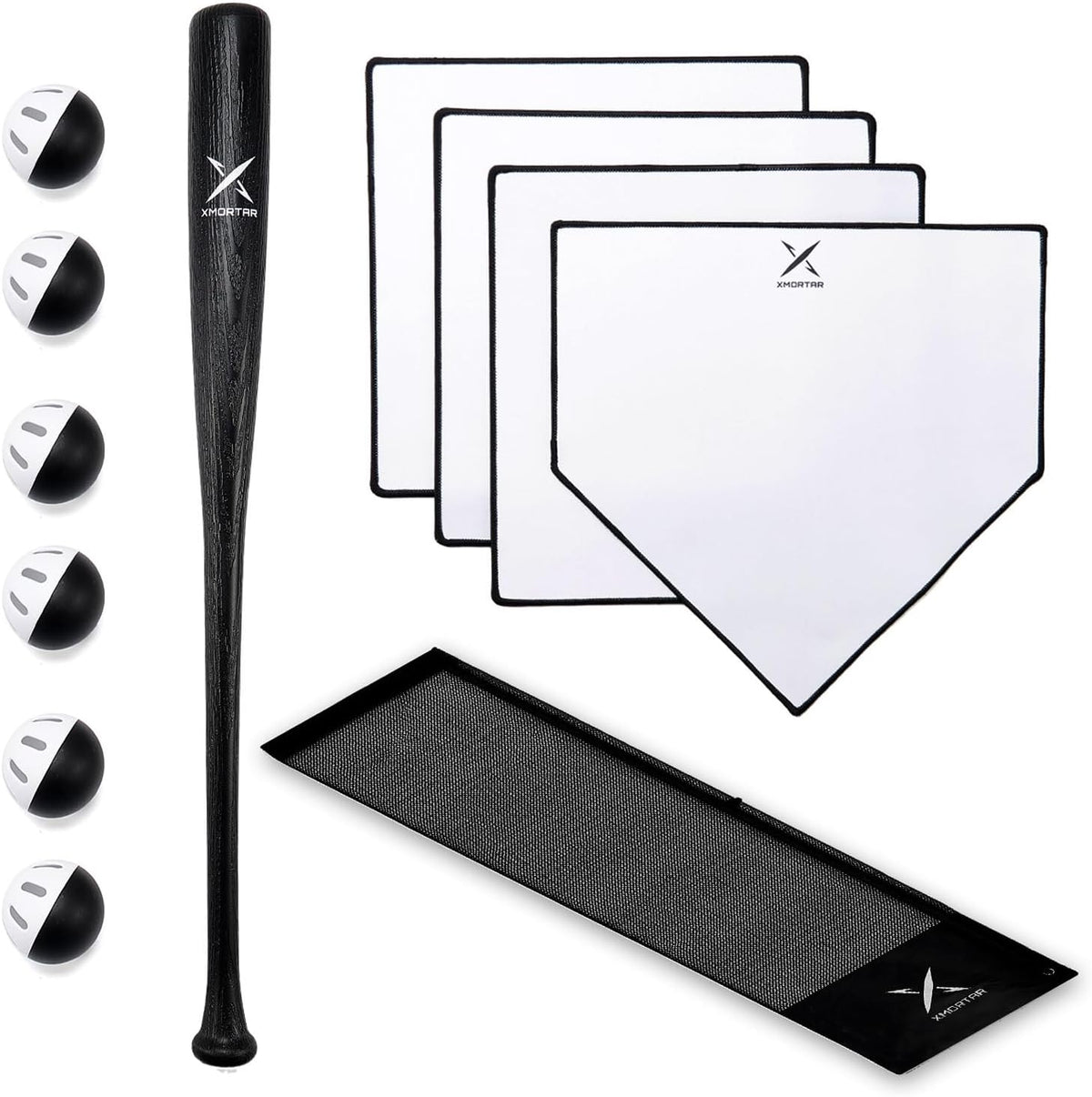 Xmortar Grand Slam baseball bat set front view