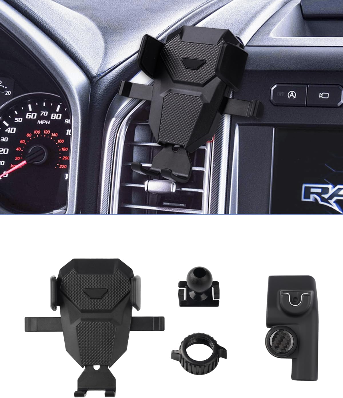 Karltys F150 Car Phone Holder front view car accessory